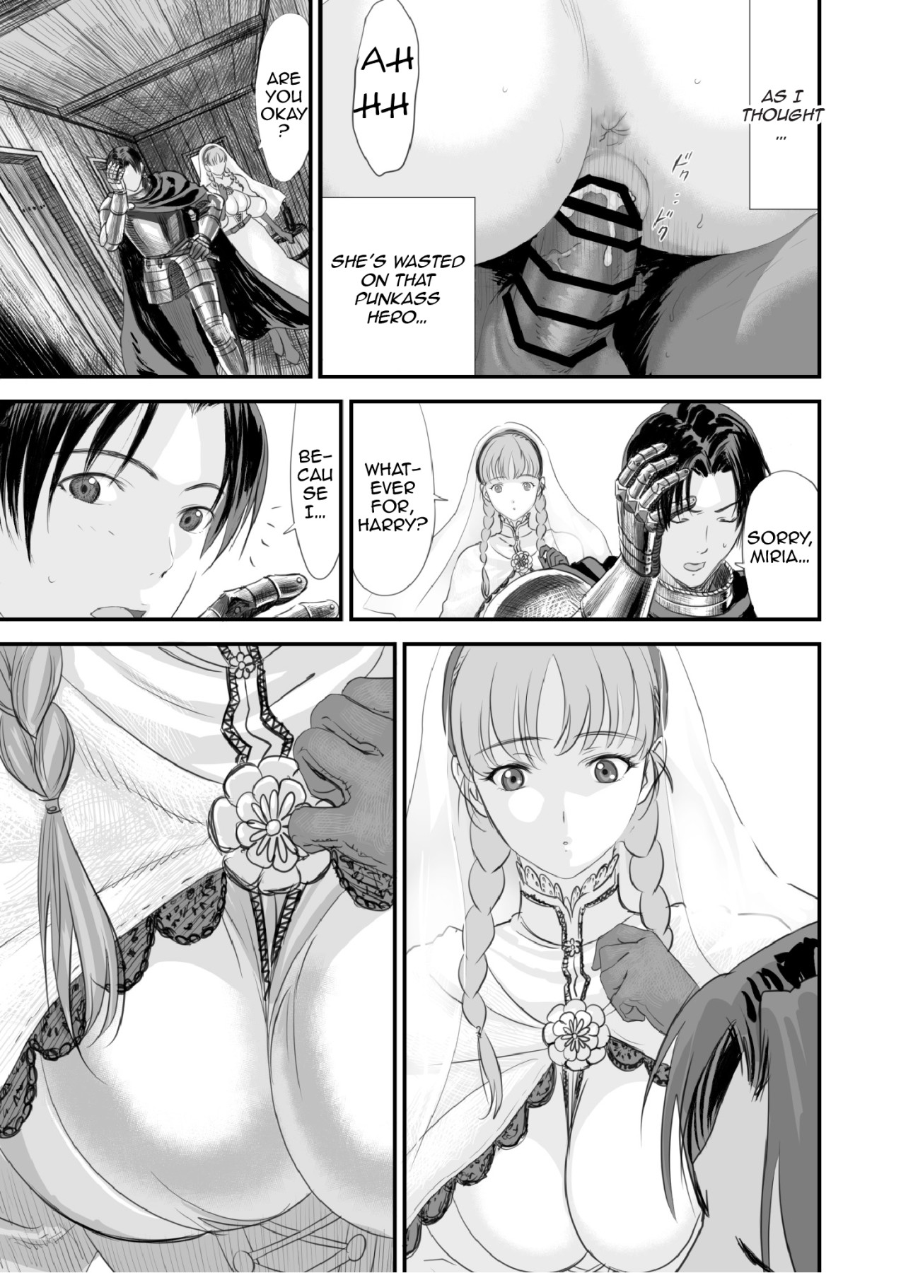 Hentai Manga Comic-The End of the Line for the Cuckold Hero-Read-8